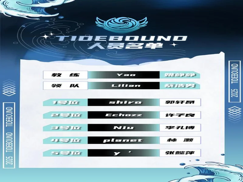 Tidebound官宣：俱乐部转入不活跃状态